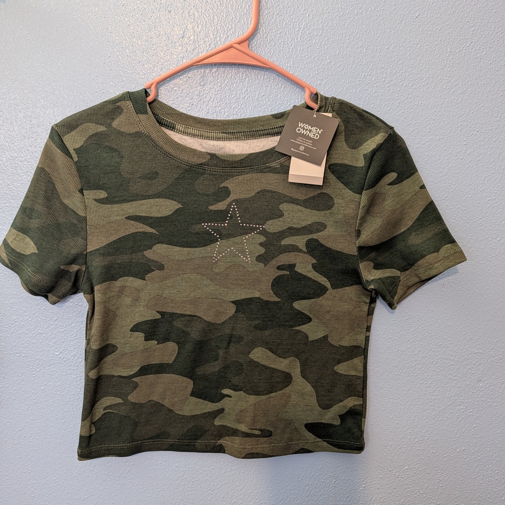 Grayson Threads Camouflage Crop Top